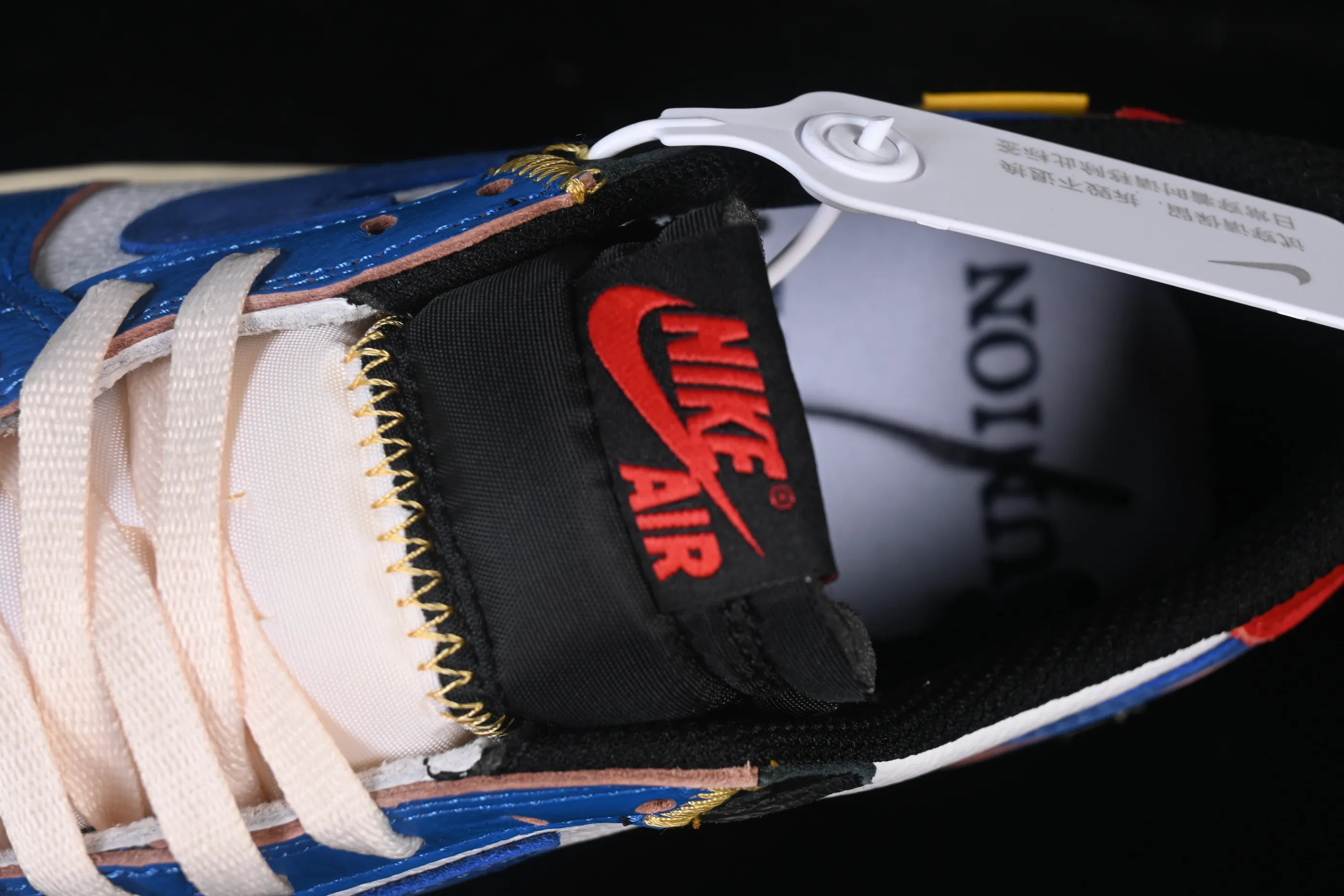 All categories Air Jordan Jordan series basketball shoes Air Jordan 1 Low Air Jordan 1 Low AJ1 Joe 1 UN blue and white low-top cultural and casual sneakers HQ6998-146